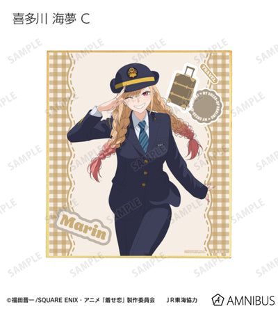 My Dress-Up Darling x Oshi Tabi / JR Tokai - Travel Ver. Trading Mini Shikishi - official product image 8