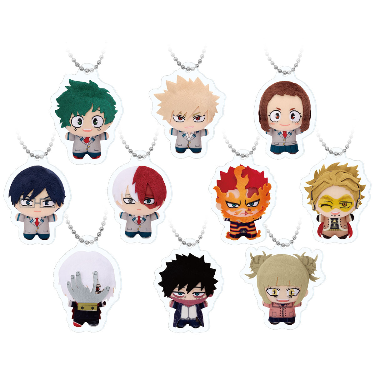 My Hero Academia Chibigurumi Photo Acrylic Keychains complete set