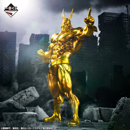 MY HERO ACADEMIA FIGURE - ICHIBAN KUJI - VS - PRIZE LAST ONE - ALL MIGHT - MASTERLISE EXTRA Gold ver.