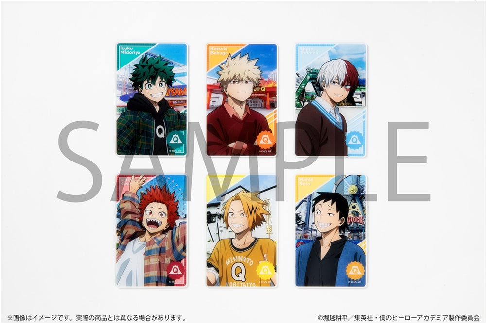 My Hero Academia Fuji-Q - Acrylic Cards Complete Set Of 6 Types ...