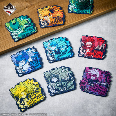 My Hero Academia - Ichiban Kuji - VS - Prize I - Big Rubber Coaster Full Set 8 Pcs