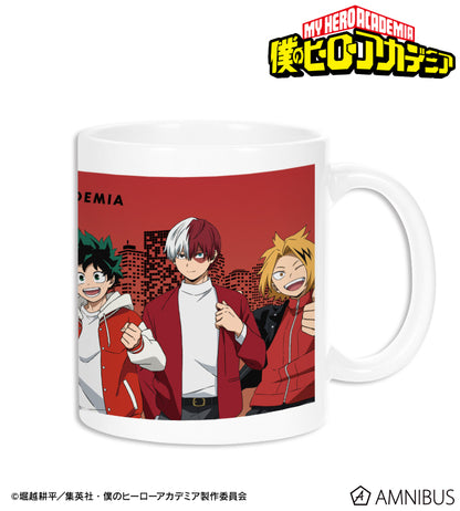 My Hero Academia Commemorative Photo Group Illustration mug - official view 1
