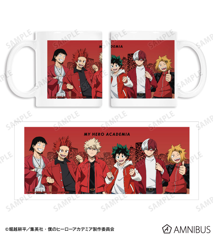 My Hero Academia Commemorative Photo Group Illustration mug - official view 3