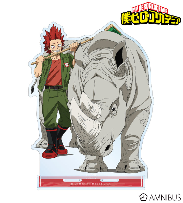 My Hero Academia Tobu Zoo Zookeeper Eijiro Kirishima acrylic stand - official view 1