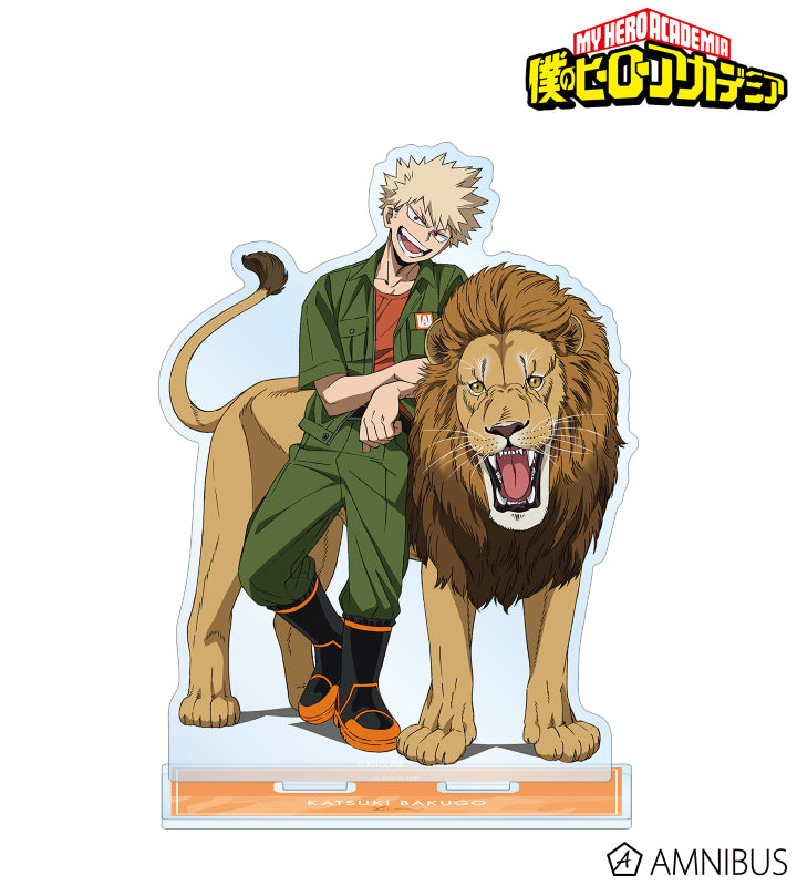 My Hero Academia Tobu Zoo Zookeeper Katsuki Bakugo acrylic stand - official view 1