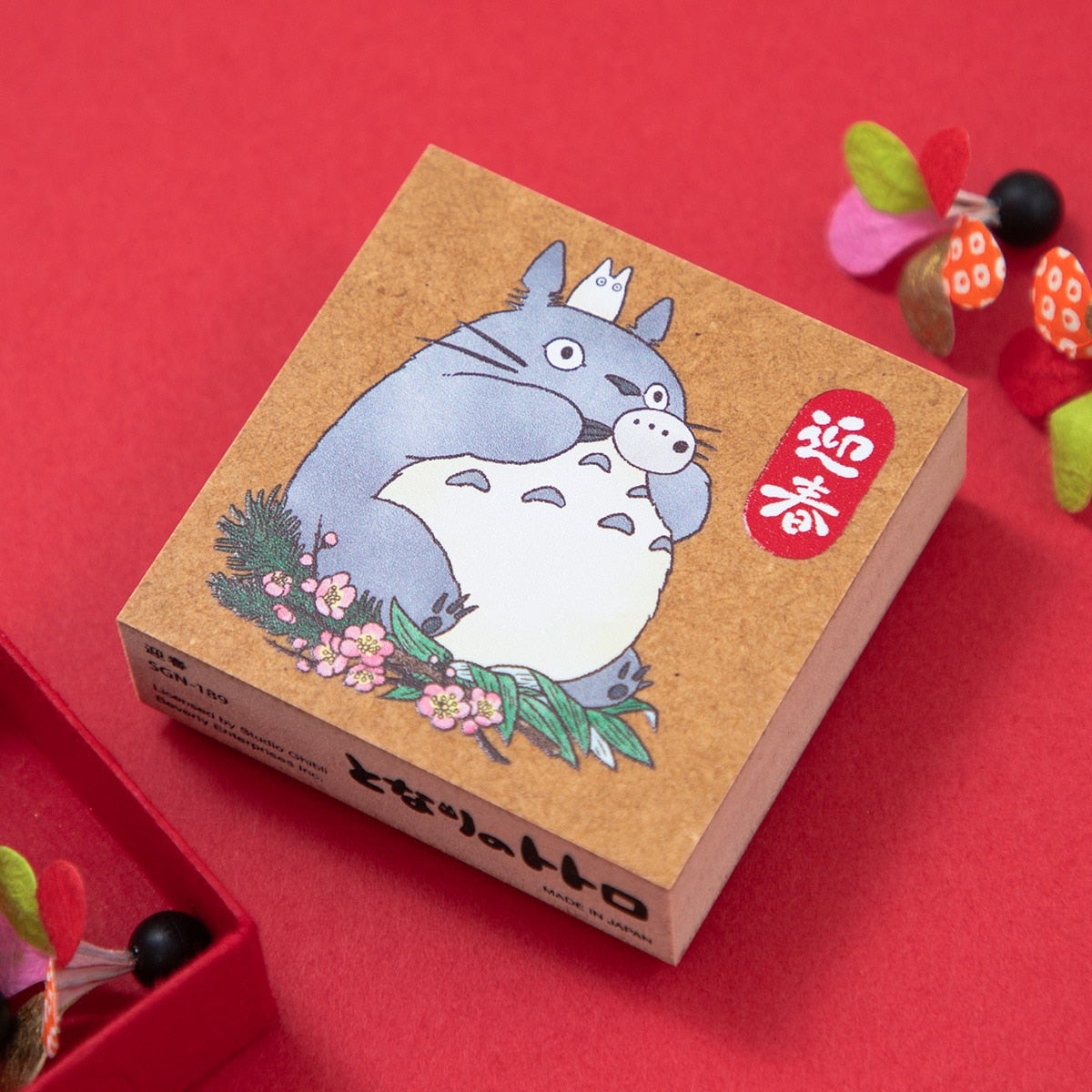 My Neighbor Totoro 2027 New Year stamp - welcome spring - official view 2