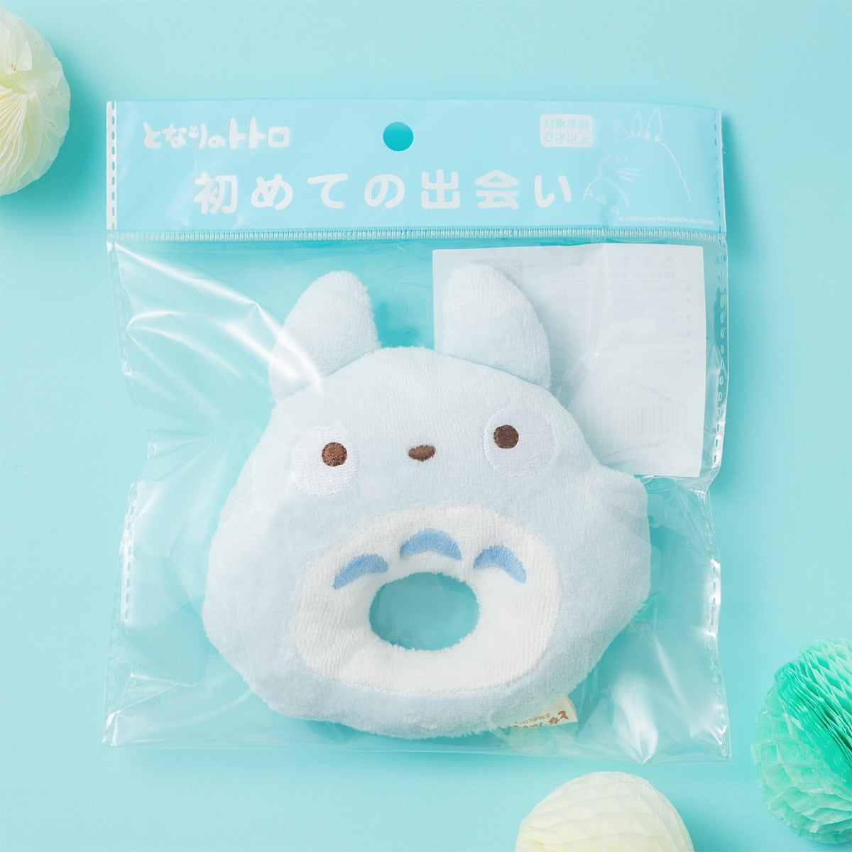 My Neighbor Totoro Blue Totoro Baby Rattle - official view 1