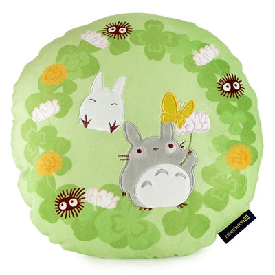 My Neighbor Totoro Clover and Flowers Squishy Cushion - official view 1