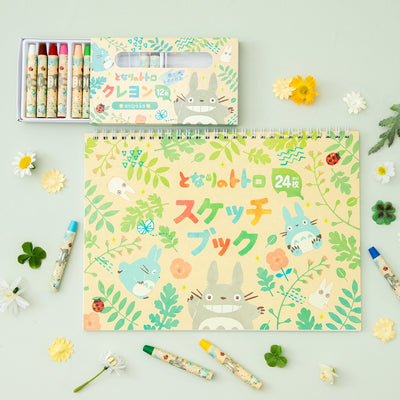 My Neighbor Totoro - Colourful Leaf Sketchbook (24 Sheets) - official view 7