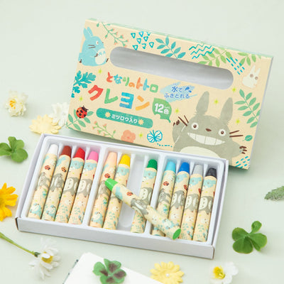 My Neighbor Totoro Colourful Leaves Crayons - 12 Colours - official view 1