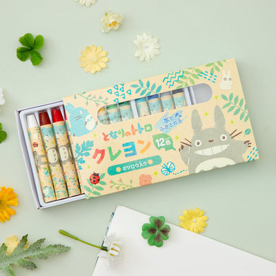 My Neighbor Totoro Colourful Leaves Crayons - 12 Colours - official view 2