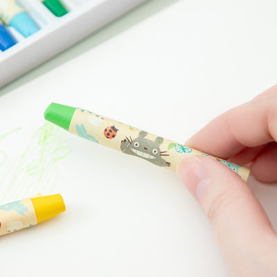My Neighbor Totoro Colourful Leaves Crayons - 12 Colours - official view 4