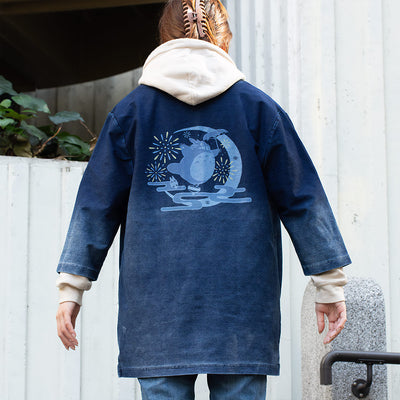 My Neighbor Totoro - Craft Style Collection Night Sky Happi-Style Cardigan - official product view 1