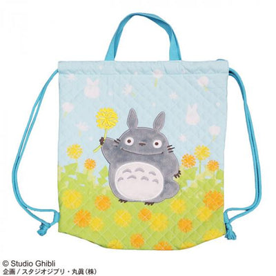 My Neighbor Totoro - Dandelion Field Quilted 2-Way Knapsack - official view 1