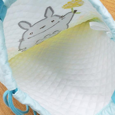 My Neighbor Totoro - Dandelion Field Quilted 2-Way Knapsack - official view 4