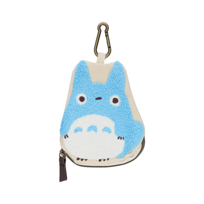 My Neighbor Totoro Die-Cut Embroidered Pouches (2 Types) - Blue Totoro - official view 9