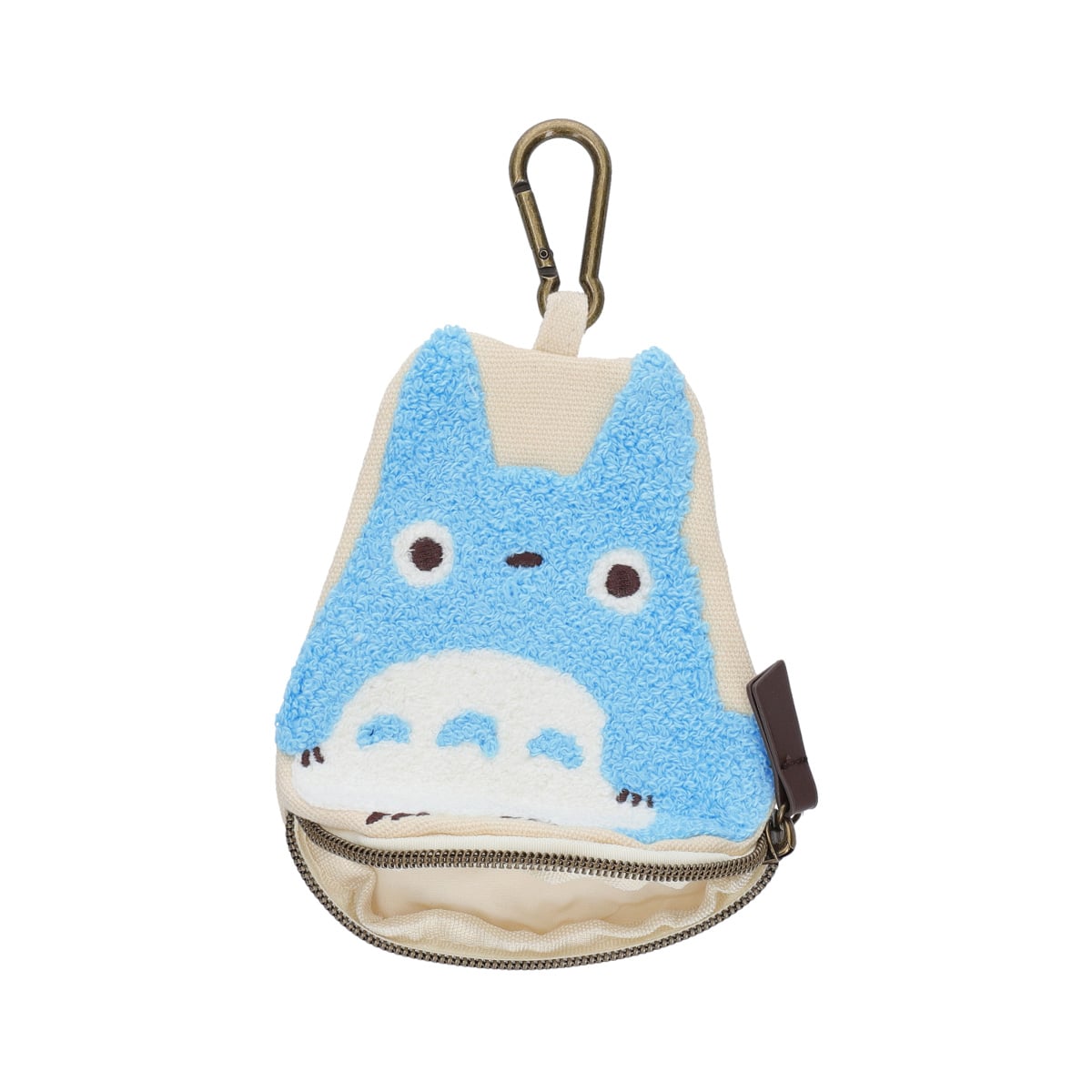 My Neighbor Totoro Die-Cut Embroidered Pouches (2 Types) - Blue Totoro - official view 11