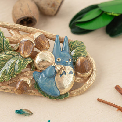 My Neighbor Totoro Donguri Closet x Palnart Poc Acorn Barrette - official view 2