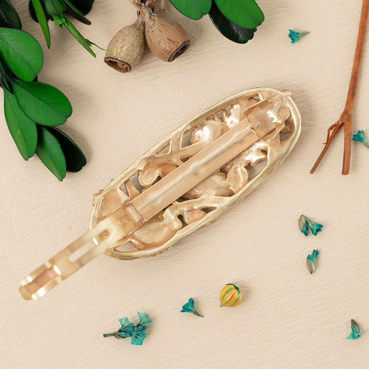 My Neighbor Totoro Donguri Closet x Palnart Poc Acorn Barrette - official view 4