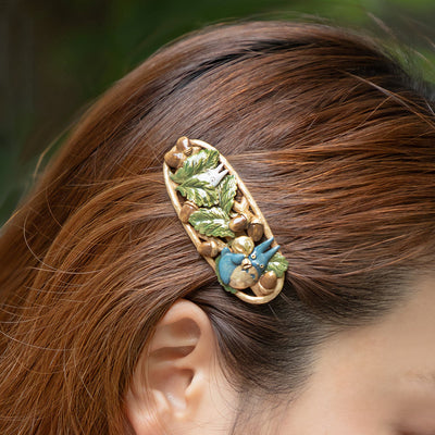 My Neighbor Totoro Donguri Closet x Palnart Poc Acorn Barrette - official view 5
