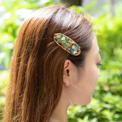 My Neighbor Totoro Donguri Closet x Palnart Poc Acorn Barrette - official view 6