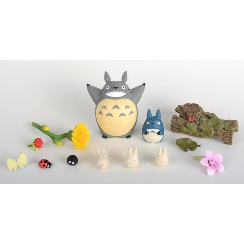 My Neighbor Totoro Flowers and Forest Friends Nosechara Stacking Game - 13 Pieces - official view 2