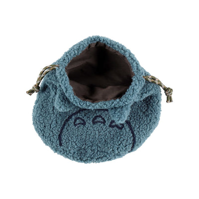 My Neighbor Totoro Fluffy Blue Totoro Drawstring Pouch - official view 10