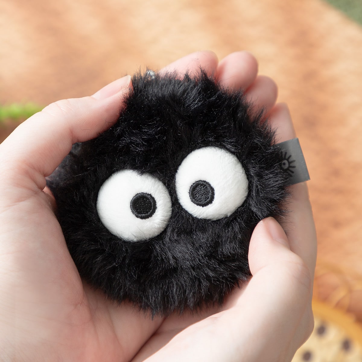 My Neighbor Totoro Fluffy Soot Sprite Compact Mirror - official view 3