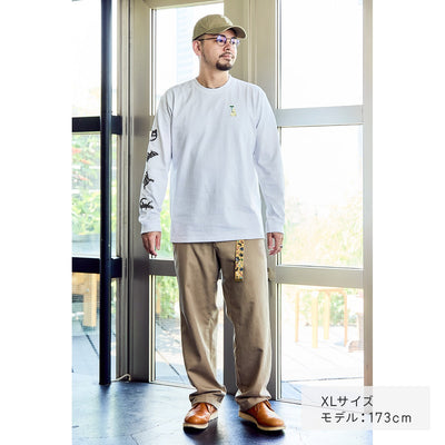 My Neighbor Totoro GBL Opening Motifs Long-Sleeve T-Shirt - official view 4