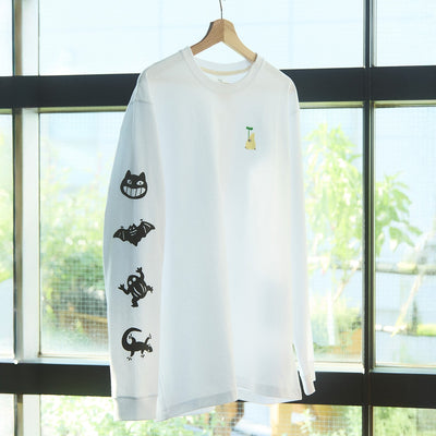 My Neighbor Totoro GBL Opening Motifs Long-Sleeve T-Shirt - official view 5