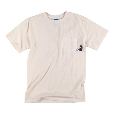 My Neighbor Totoro GBL x Good On Pocket Embroidery T-Shirt - Blue Totoro and White Totoro - official view 8