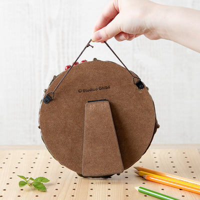 My Neighbor Totoro Hide-and-Seek Wreath Stand Mirror - rear view and wall-hanging cord