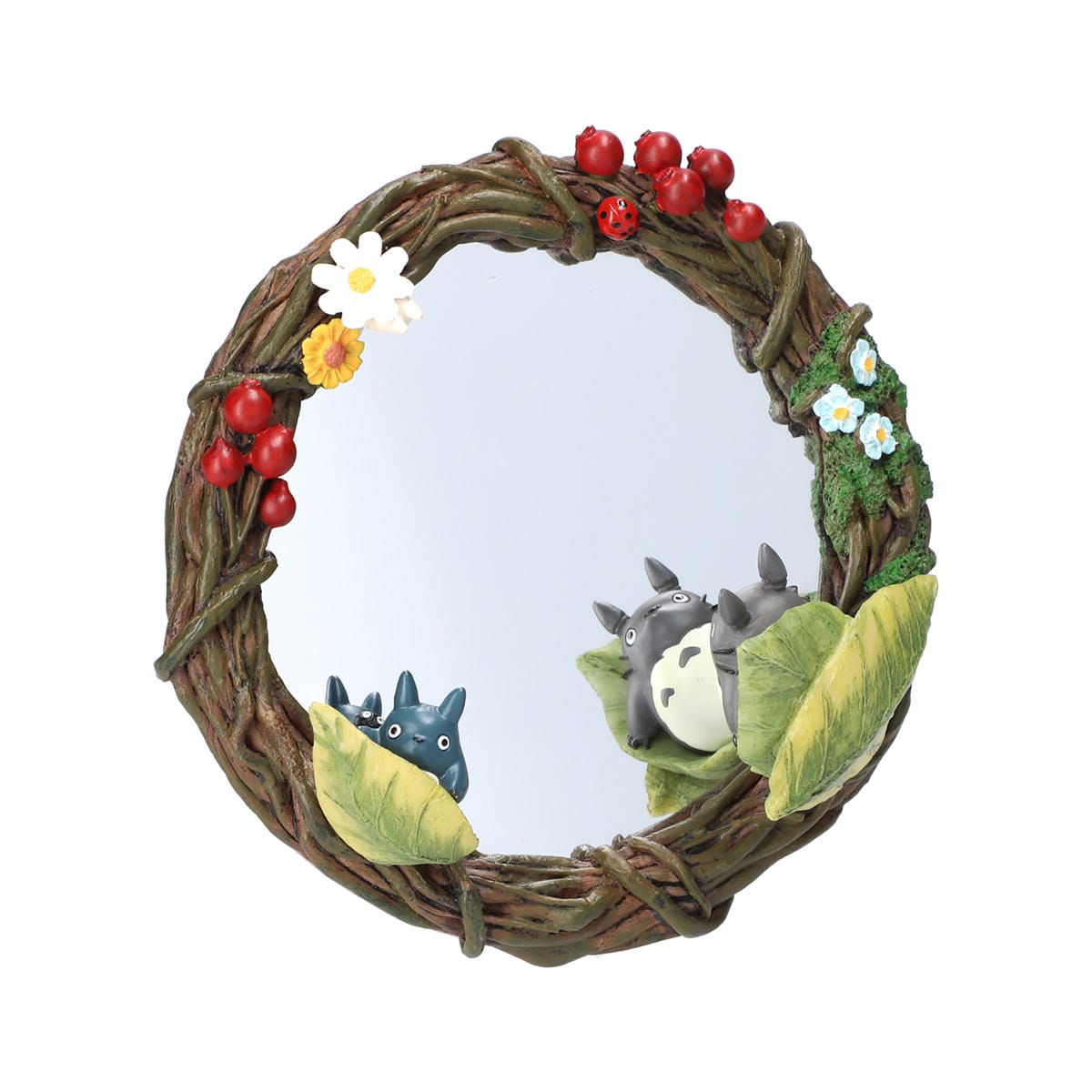 My Neighbor Totoro Hide-and-Seek Wreath Stand Mirror - official product view 8