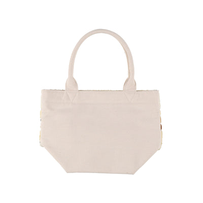 My Neighbor Totoro Hoko Moko Embroidery Ivory Lunch Tote - official view 7