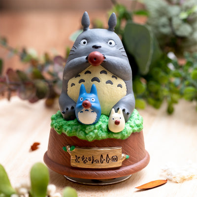 My Neighbor Totoro Ocarina Trio Porcelain Music Box - official view 1
