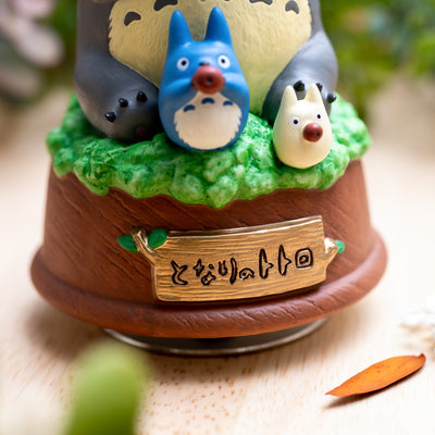 My Neighbor Totoro Ocarina Trio Porcelain Music Box - official view 3