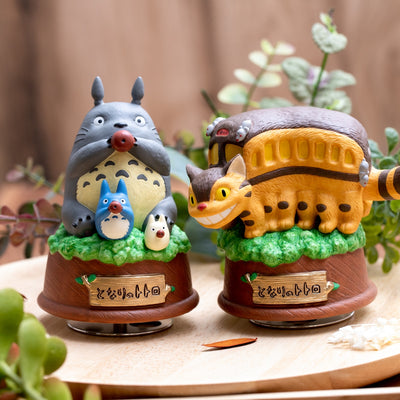 My Neighbor Totoro Ocarina Trio Porcelain Music Box - official view 10