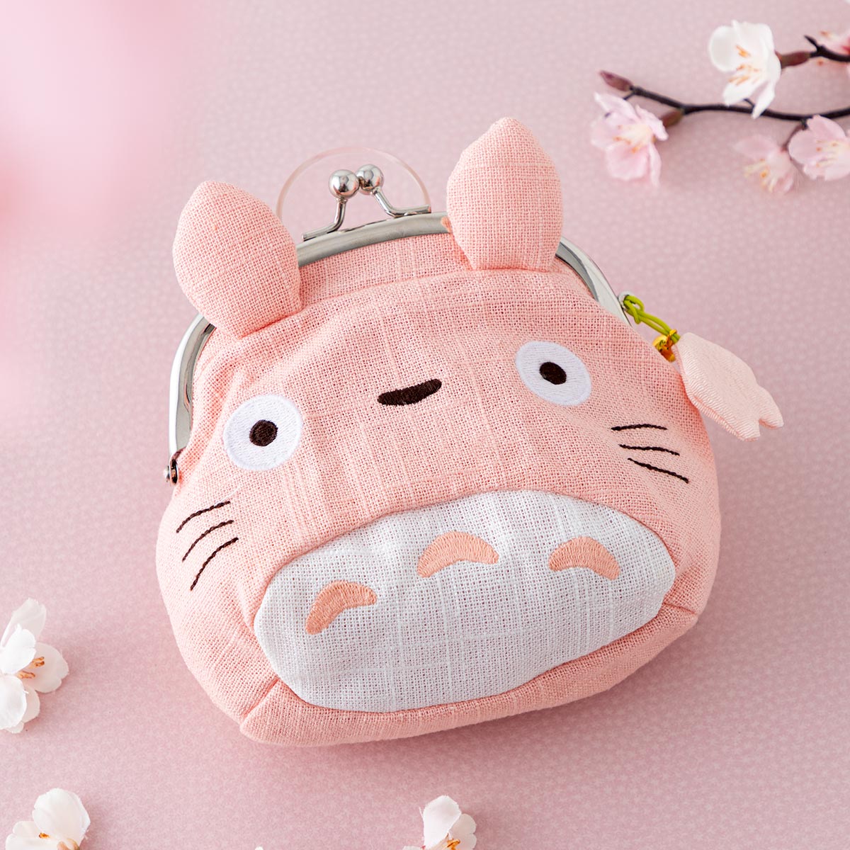 My Neighbor Totoro - Pink Totoro Clasp Purse - official view 1