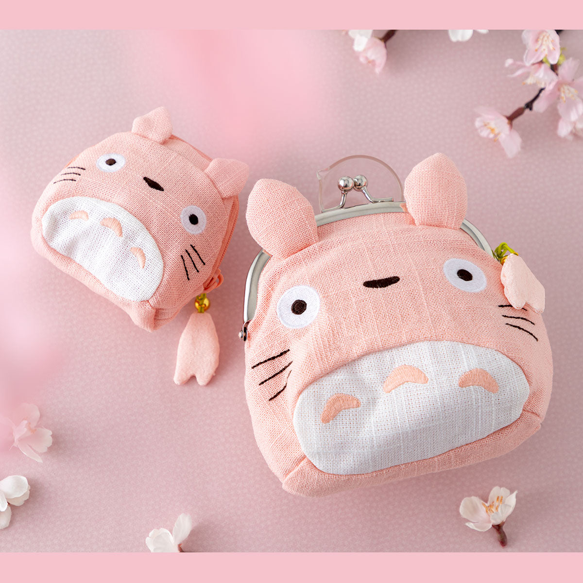 My Neighbor Totoro - Pink Totoro Clasp Purse - official view 8