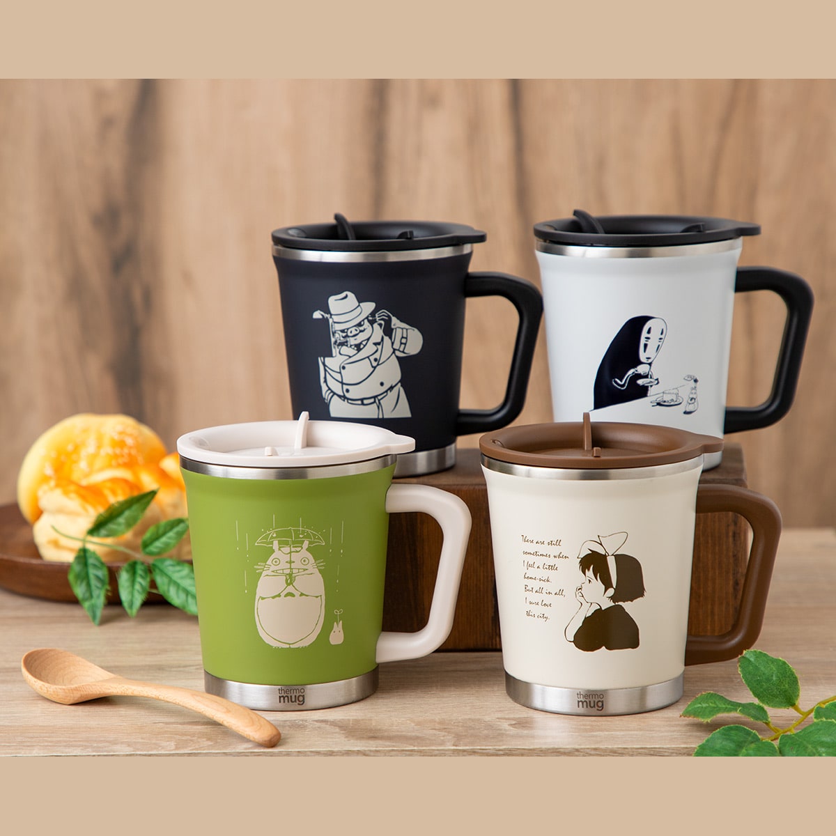 My Neighbor Totoro Rain Drops thermo mug 300 ml - official view 12