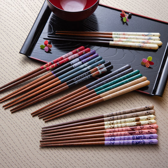 My Neighbor Totoro Sakura Wooden Chopsticks 23 cm - official view 5