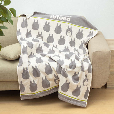 My Neighbor Totoro Silhouette Cotton Nap Blanket - official view 1