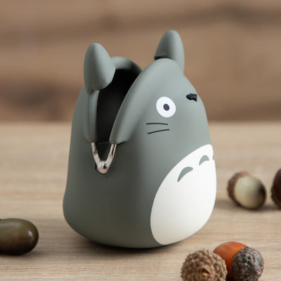 My Neighbor Totoro Silicone Clasp Purses (2 Types) - Gray - official view 3