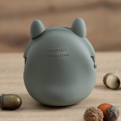 My Neighbor Totoro Silicone Clasp Purses (2 Types) - Gray - official view 4