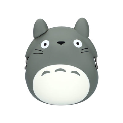 My Neighbor Totoro Silicone Clasp Purses (2 Types) - Gray - official view 5