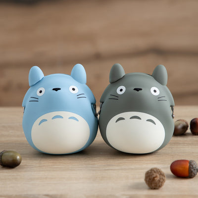My Neighbor Totoro Silicone Clasp Purses (2 Types) - Gray - official view 10