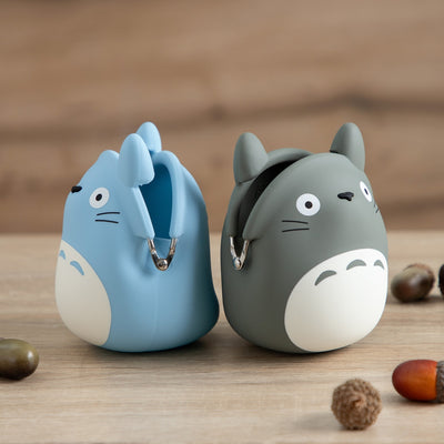 My Neighbor Totoro Silicone Clasp Purses (2 Types) - Gray - official view 11