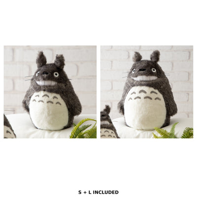 My Neighbor Totoro - Smiling Totoro Plush (2 Sizes) - Complete Set, one of each listed model