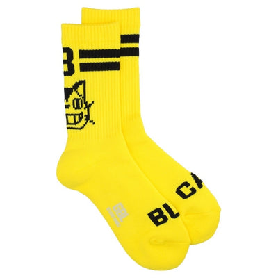 My Neighbor Totoro Socks - GBL Catbus Pattern - Yellow - official product view 2