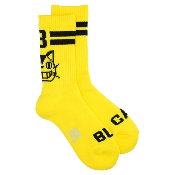 My Neighbor Totoro Socks - GBL Catbus Pattern - Yellow - official product view 2